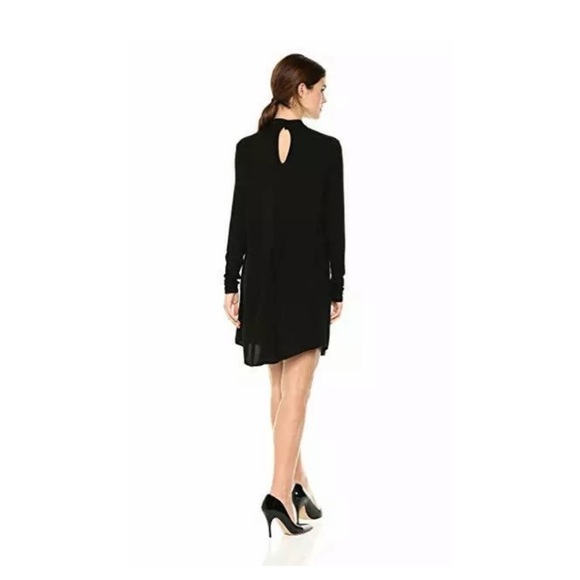 NWT Michael Stars Rylie Rayon Chocker Long Sleeve Swing Dress - Picture 4 of 12